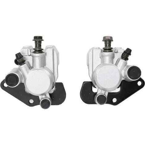 Ensemble d'étriers de frein avant gauche et droit compatibles avec les VTT Prairie 300, KVF300, 360, KVF360 et 400 (pièces de rechange RN) WHBYV (1/4)