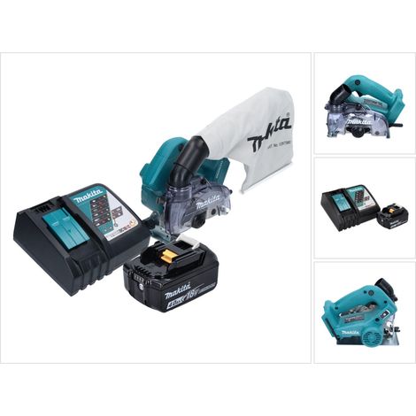 Makita DCC 500 RM1 Akku Diamantschneider 18 V 125 mm Brushless + 1x Akku 4,0 Ah + Ladegerät