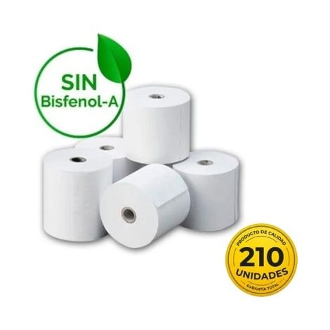 Rollo papel termico impresora ticket 57x35