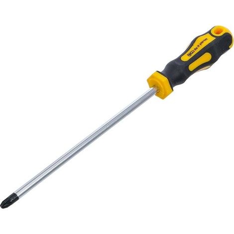 Tournevis Cruciforme PZ3 200 mm - Lame Longue et Précise - Acier, Pro - D-Work (1/5)