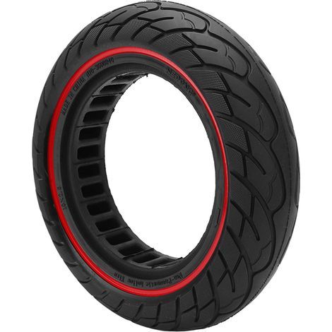 Pneu sans chambre à air 10x2.5 pour trottinette électrique Xiaomi M365, caoutchouc alvéolé (1/5)