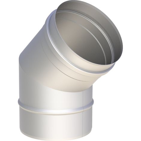 Coude inox 45° Ø 150 mm