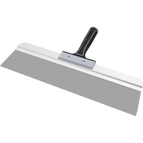 Surface Spatula 450 mm, Stainless Steel Blade, Rubber Handle, For Drywall and Plaster (1/5)