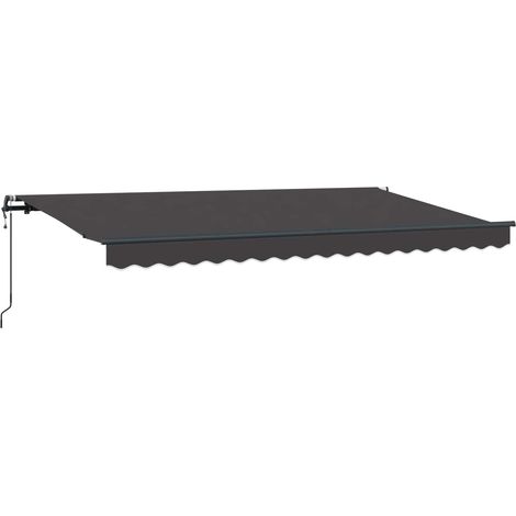 Maison Exclusive - Einziehbare Markise Anthrazit 350 x 200 cm Sto