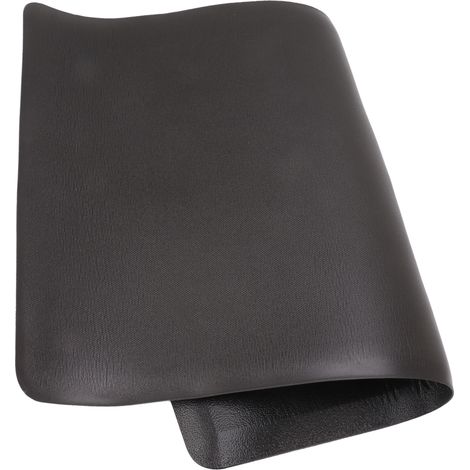 Tapis de cuisine imperméable et résistant à l'huile, 44 x 70 cm, noir, pour la décoration intérieure, le bureau ou l'hôtel. (1/5)