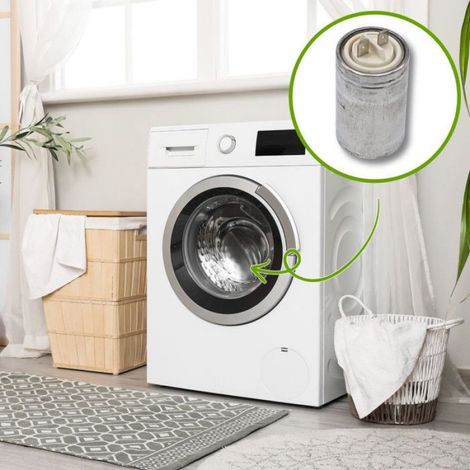 Condensateur - 9 µF - 450 V - Pour Seche Linge - Radial - Hauteur 73 mm - Diametre 35 mm - 1 Piece (1/4)