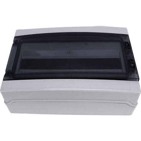 Boîte de distribution étanche SGHA 18 voies, coffret extérieur IP65 sur rail DIN, boîtier en plastique pour disjoncteur MCB, alimentation électrique, 18 modules, résistant aux intempéries. (1/5)