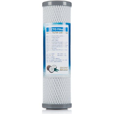 Cartouche de Filtre à Eau CTO au Charbon Actif de Noix de Coco pour Filtre 10 Pouces (1/5)