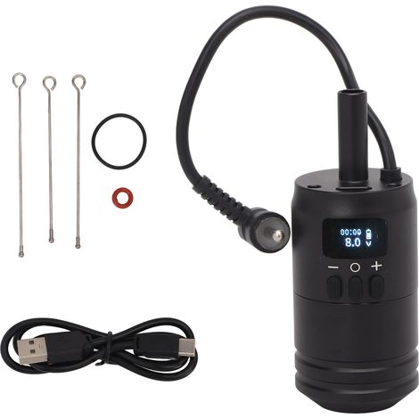 Kit Tatouage 2 en 1 avec Poignées Cartouches et Interface RCA - Alimentation Sans Fil Portable 1600mAh (1/5)
