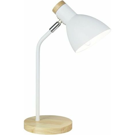 Lampes de bureau nordiques pour bureau à domicile, chambre à coucher, salle d'étude, dortoir d'université, lampe de bureau moderne pour bureau, lampes de bureau blanches pour bureau (1/5)