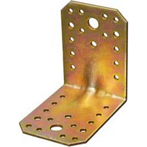 25PZ PIASTRA DI GIUNZIONE PIEGATA AD ANGOLO PESANTE LARGHEZZA MM.65 - mm.85x85x6