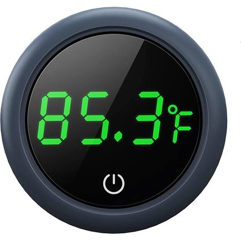 1 Termómetro digital, pantalla LED, precisión ±0,9 °F, inalámbrico, para acuarios, peces y tortugas. (1/5)