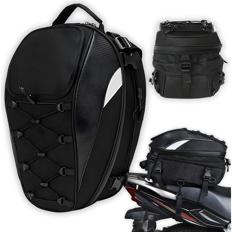 Zaino da moto per casco 2 in 1 Oxford impermeabile Festa del papà (1/5)