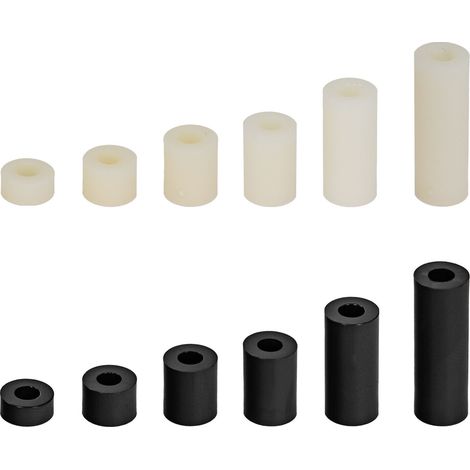 100 Stück M3 Distanzhülsen Kunststoff 3 mm (1/4)