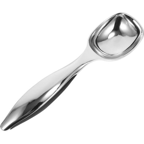 jojofuny Cuillère à Glace Ménagère en Acier Inoxydable Bords Lisses (1/5)