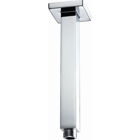 Bristan ARM CFSQ02 C Ceiling Fed Shower Arm Square 200mm Chrome (1/2)