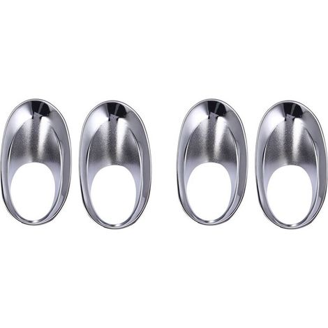 Set di 4 pezzi composto da anelli decorativi per fendinebbia del paraurti anteriore, copriconnettori e adesivi riflettenti per la personalizzazione dell'auto per CR-V (modelli 2007, 2008, 2009).