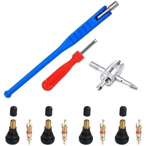Demonte Obus Valve, Démonte Obus, Valve kit d'outils Réparation, Outil de Démontage Tige Pneu - (1/5)