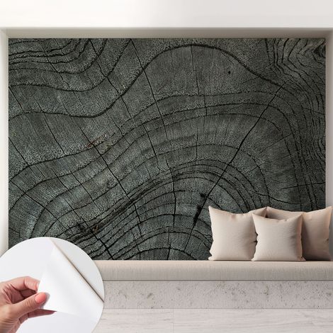 Selbstklebend Tapete - abwaschbar - Arbeitszimmer - Esszimmer- Top Qualität Maserungsmuster 208x146 cm