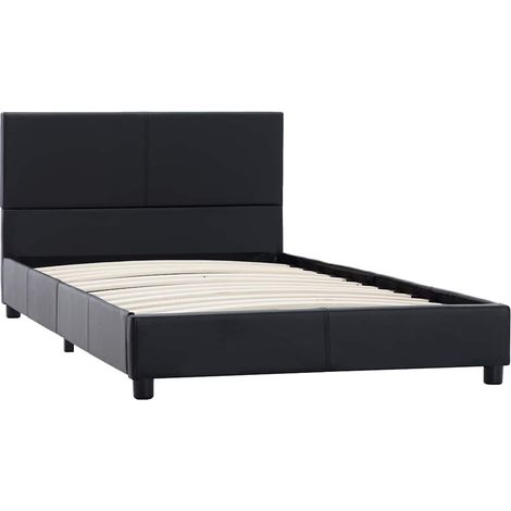 Maison Exclusive - Giroletto Nero in Similpelle 100x200 cm (1/5)