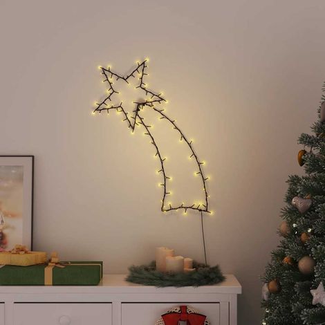 Lumières de Noël silhouette d'étoile filante 115 LED-Décoration de Fête pour Noël 834961 (1/5)
