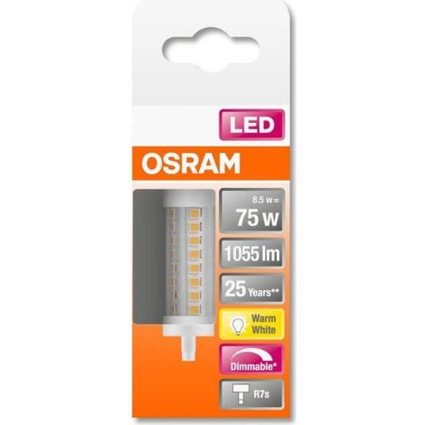 OSRAM - Led crayon 78mm variable 8.55w r7s  1055lm 2700K chd bte 1 (1/4)