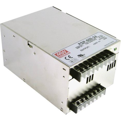 MW Mean Well PSP-600-24 Alimentatore a commutazione. 24 V/DC 25 A 600 W
