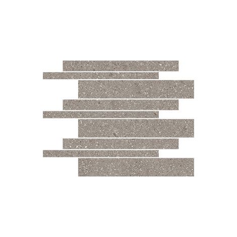 Carrelage effet pierre PANGEA GEA Mosaïque briquettes décalées Taupe foncé - Naturel - boîte de 1.08 m2 - Mosaïque briquettes décalées Ta Mosaïque br