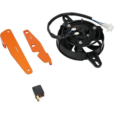 Kit de ventilador de refrigeración, aluminio ligero, tecnología de reducción de ruido, kit de soporte para ventilador 2 (1/2)
