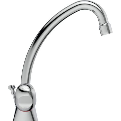 Ideal Standard Alpha mitigeur lavabo B2038AA chromé , chromé 155 mm, avec garniture de vidage (1/3)