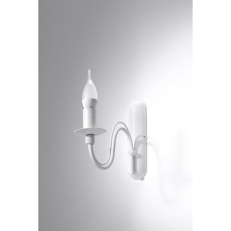 Wandlampe Metall Rustikal E14 H: 25 cm Wandleuchte Wandleuchter