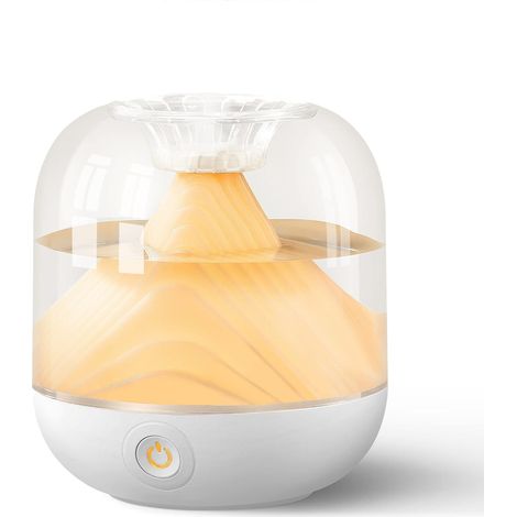 Humidificateur de chambre à chargement par le haut, mini humidificateur ultrasonique USB 2200 mAh, arrêt automatique après 8 h, veilleuse, silencieux, idéal pour la chambre d'enfant. (1/5)