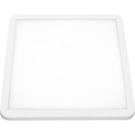 Faretto LED quadrato orientabile bianco opaco da 15w freddo