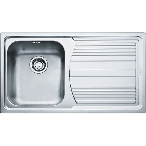 Franke LLL 611-L. Tipo di lavello: Lavello montato su piano, Forma del lavandino: Rettangolare, Materiale del lavandino: Acciaio inox. Larghezza: 500 mm, Profondità: 860 mm, Larghezz... - 101.0086.236 (1/2)