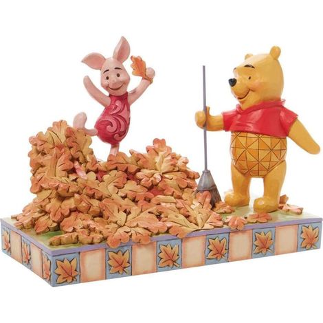 Figurine Winnie l'Ourson et Porcinet - Journée d'automne (1/3)