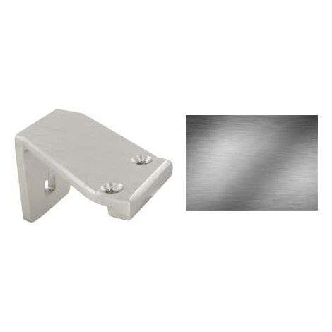 Coppia di staffe offset 4885P finitura acciaio inox per profilo 4865 BILCOCQ - 22-0138-2190