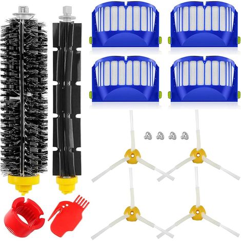 Replacement Accessories Kit for iRobot Roomba 600 Series Replacement Parts for Roomba 600 610 614 620 625 630 635 640 645 650 655 660 665 670 671 680 690 691 (1/5)