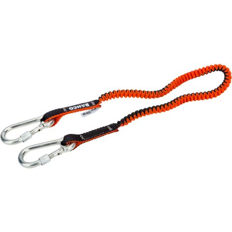 Bahco Sicherungsleine mit fest montiertem Karabiner und Verriegelungsvorrichtung, 3 kg, 1,2 m (1/3)