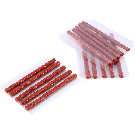 50 pièces kit réparation pneu tubeless moto scooter auto bandes caoutchouc bouchon crevaison