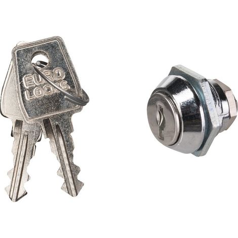 Serrure électrique Euro Locks F004 – Tension 12V – Manoeuvrage à clé – Protection anti-effraction – Entraxe 70mm – Largeur têtière 20mm – Grappin Annat (1/2)