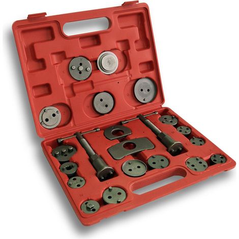Juego de caja de empuje de pistón de freno, 21 piezas, herramienta de garaje para automóvil 160002262 (1/5)