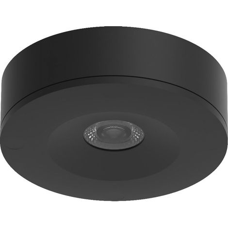 Plafonnier ELIOS IP65 IK08 LED CCT 3000/4000K 5,5W 40° 550lm UGR22 50000h noir ARIC 51950 (1/5)