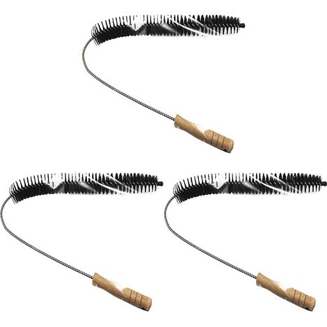 Brosse de nettoyage pour conduit de sécheuse, sans démontage ni lavage, outil pour machine à laver, brosse pour tuyau à long manche (1/5)