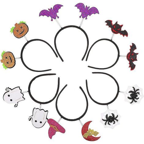 6 Haarreifen für Halloween-Dekoration (1/3)