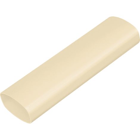 First Plast – Raccord pour gouttière – Tube de descente oval 92x57 sable 4m – PVC résistant aux intempéries – Montage facile par collage (1/3)