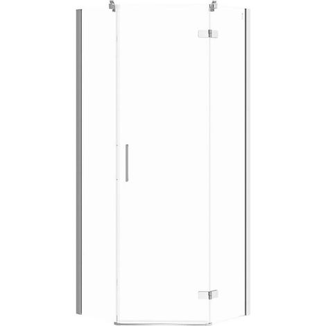Cersanit Jota - Box doccia 80x80 cm, dx, cromo/vetro trasparente S160-009 (1/2)