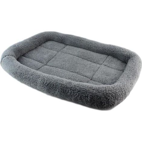 Doux En Peluche Pet Chien Chiot Chat Lit Automne Hiver Maison Nid Taille (Gris) CORBEILLE - PANIER - COUSSIN - HAMAC -40X28X7CM (1/3)