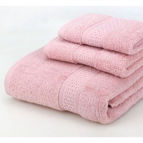Handtuchset (2 quadratische Handtücher + 2 normale Handtücher + 2 Badetücher) 100 % Baumwolle Geschenkidee für Erwachsene Besonders saugfähig, fü (1/5)