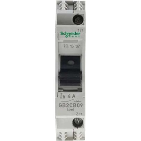 TeSys GB2-CB - disjoncteur pour circuit de contrôle - 4A - 1P - 1d - GB2CB09 (1/3)