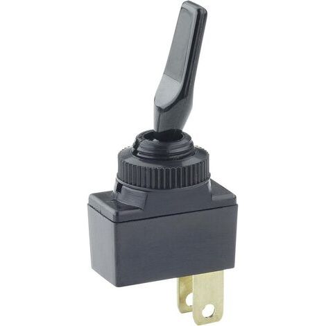 Interrupteur à levier pour l'automobile TRU COMPONENTS TC-R13-18BS-SQ 1587840 12 V/DC 10 A 1 x Off/On à accrochage 1 pc(s) S646171 (1/5)